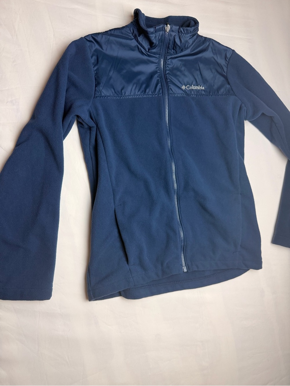 Columbia Navy Full-Zip Fleece Jacket